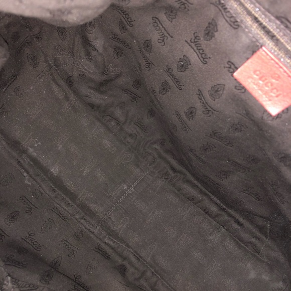 🍁Women’s Gucci web print maroon hobo bag🍁Great Fall Color🍂 - Picture 3 of 3